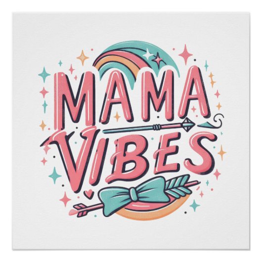Poster Mama Vibes (Devant)