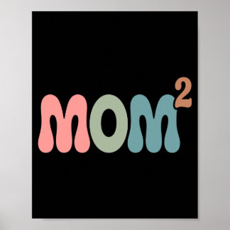 Poster Maman2 maman au carré mère de deux jumeaux maman m