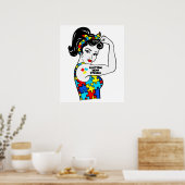 Poster maman autisme forte (Cuisine)