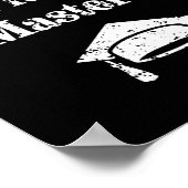 Poster Maman avec une maîtrise de master Drôle (Coin)