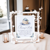 Poster Maman Belly Blueberry Pancake Baby Brunch