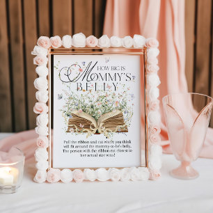 Poster Maman Belly Nouveau chapitre thème du livre Fleur 