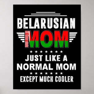 Poster Maman Biélorusse Comme Maman Normale Sauf Beaucoup