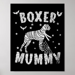 Poster Maman Boxer - Halloween