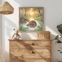 Maman castor et la nurserie des petits