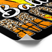 Poster Maman Coeur de basket-ball Mama Leopard Mère (Coin)