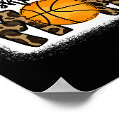 Poster Maman de basket-ball Leopard de basket-ball Mama (Coin)