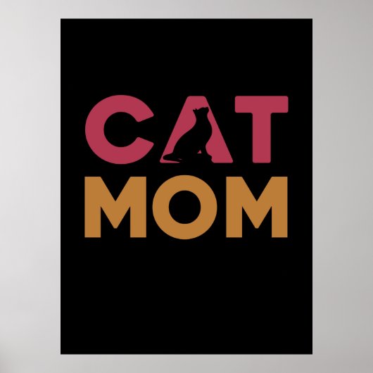 Poster Maman de chat (Devant)