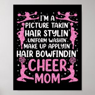 Poster Maman de cheerleading Cheer Je Suis Une Prise De P