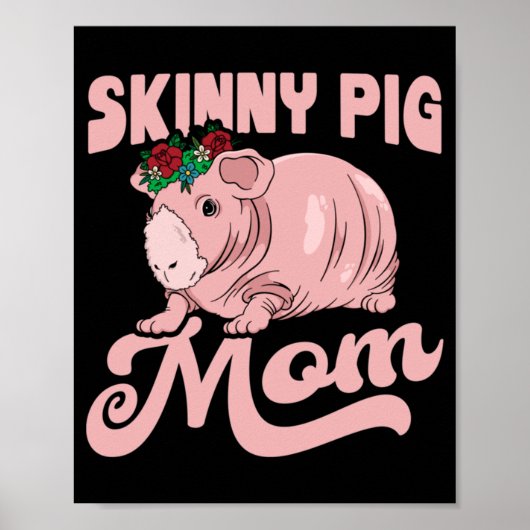 Poster Maman de cochon maigre (Devant)