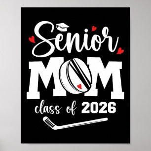 Poster Maman de hockey senior Cl de 2026 Hockey sur glace