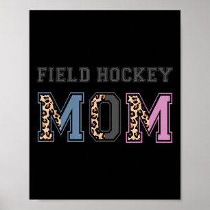 Poster Maman de hockey sur gazon Drôle Cadeau pour amateu