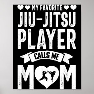 Poster Maman de Jiu Jitsu Brésilien BJJ Arts Martiaux Drô