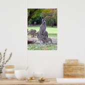 Poster Maman de Kangaroos (Cuisine)