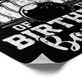 Poster Maman De L'Anniversaire Bowler Bowling Party (Coin)