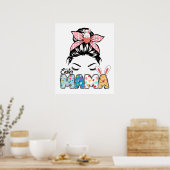 Poster maman de Pâques, rétro, vintage (Cuisine)