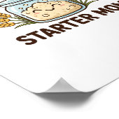 Poster Maman de starter — Joli pot de starter au levain p (Coin)