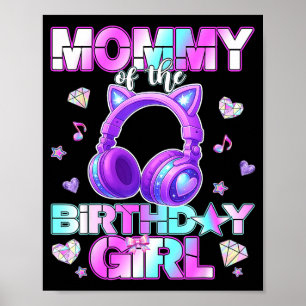 Poster Maman des filles d'anniversaire k-pop musique coré