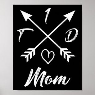 Poster Maman diabétique de type 1 Cadeaux de sensibilisat