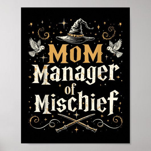Poster Maman Directrice de la Mischief - Maman Sorcière D (Devant)