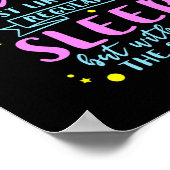 Poster Maman Dors Comme Un Sommeil Régulier Sans (Coin)