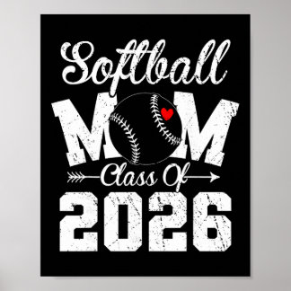 Poster Maman drôle de senior Softll de la promotion 2026