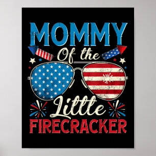 Poster Maman du petit pétard du 4 juillet maman Wo