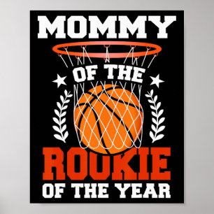 Poster Maman du rookie 1er anniversaire thème Sketchl cor