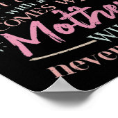 Poster Maman D'Un Enfant Diabète T1D (Coin)