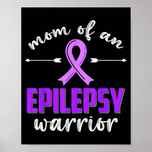 Poster Maman d'un guerrier de l'épilepsie sensibilisation