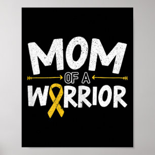 Poster Maman D'Un Guerrier Mois De Sensibilisation Au Can