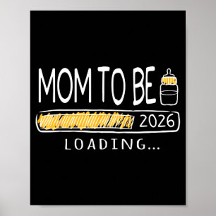 Poster Maman en devenir 2026 maman chargement nouvelle ma
