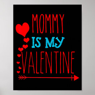 Poster Maman est ma Saint-Valentin _ Adultes et Enfants