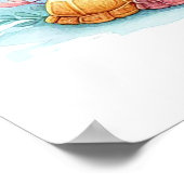 Poster Maman et Baby Turtle (Coin)