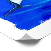 Poster Maman et bébé dauphin (Coin)