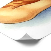 Poster Maman et bébé girafe (Coin)