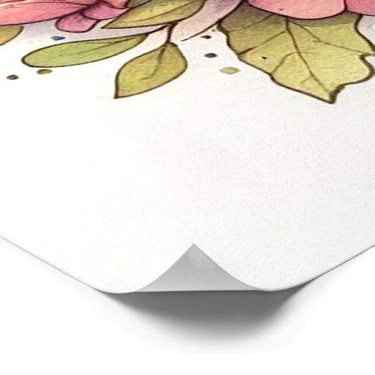 Poster Maman et bébé grenouille (Coin)