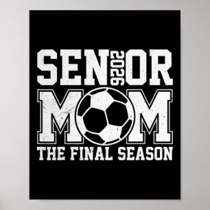 Poster Maman footballeuse Senior 2026 Dernière saison Cl