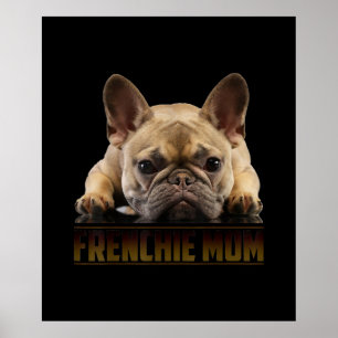 Poster maman frenchie cadeau de maman bulldog