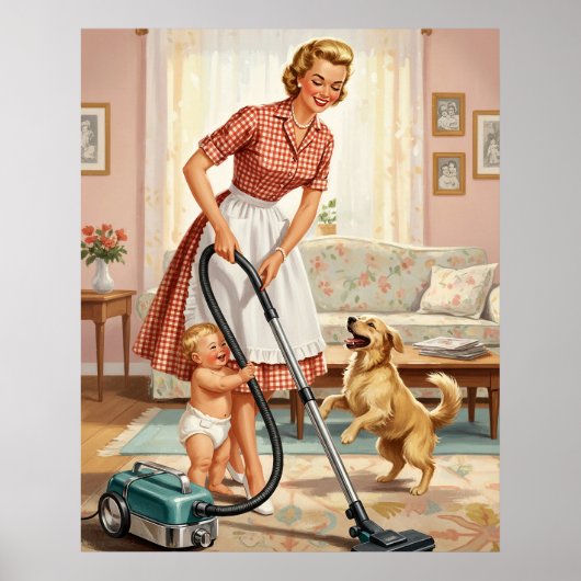 Poster Maman heureuse (Devant)