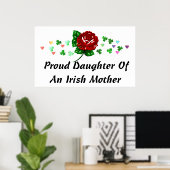 Poster Maman irlandaise (Bureau à domicile)