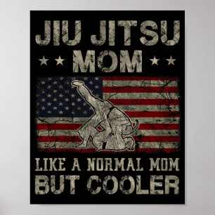 Poster Maman Jitsu comme une maman normale mais plus cool