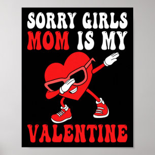 Poster Maman Jour Garçons Enfants Désolé Filles Maman Est