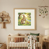 Poster Maman Lapin et sa Crèche de Bébés