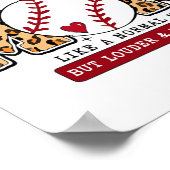 Poster Maman Leopard Loud &amp; Fier Baseball Mère (Coin)