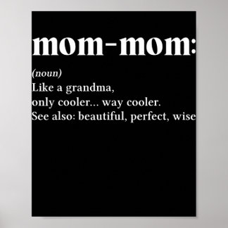 Poster Maman maman Comme Une Grand-Mère Seulement Glacièr