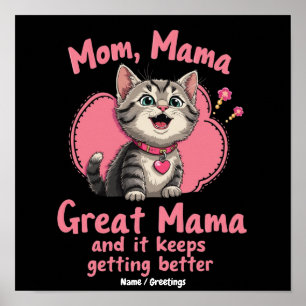 Poster Maman, Maman, Grande Maman De Plus En Plus Cool Pe