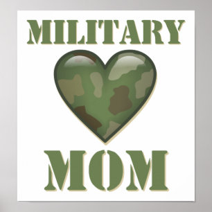 Poster Maman militaire