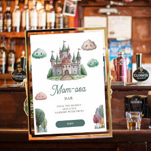 Poster Maman-osa Il était une fois un Baby shower de chât