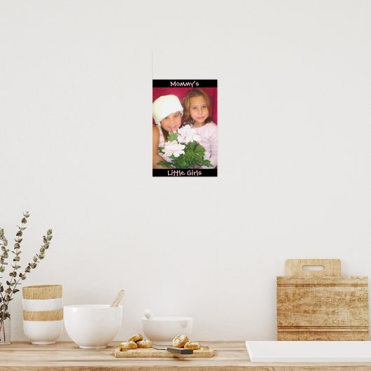 Poster Maman petites filles (Cuisine)
